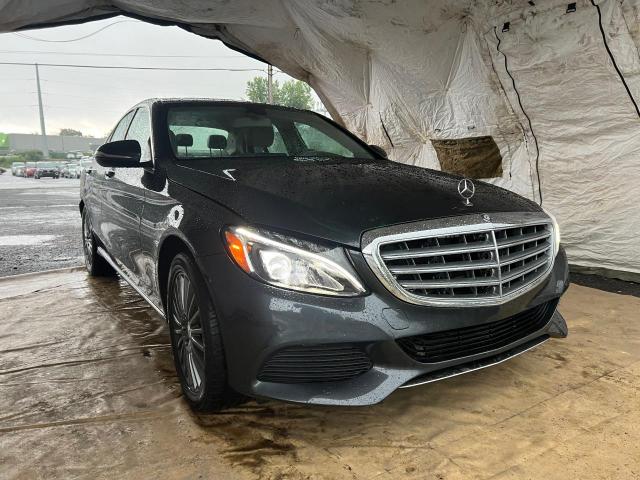 55SWF4KB2FU040362 - 2015 MERCEDES-BENZ C 300 4MATIC GRAY photo 1