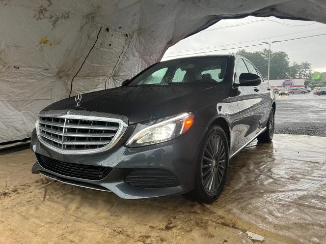 55SWF4KB2FU040362 - 2015 MERCEDES-BENZ C 300 4MATIC GRAY photo 2