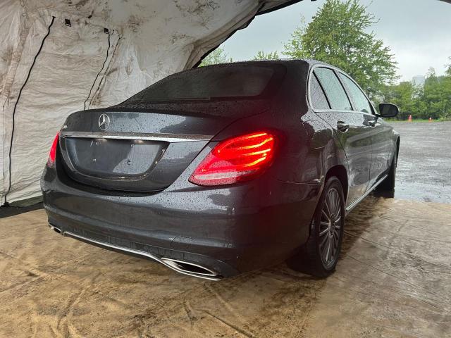55SWF4KB2FU040362 - 2015 MERCEDES-BENZ C 300 4MATIC GRAY photo 4