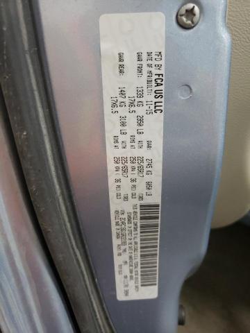 2C4RC1BG1GR221959 - 2016 CHRYSLER TOWN & COU TOURING BLUE photo 13