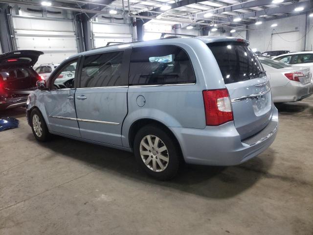 2C4RC1BG1GR221959 - 2016 CHRYSLER TOWN & COU TOURING BLUE photo 2