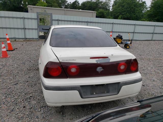 2G1WF55K729327576 - 2002 CHEVROLET IMPALA WHITE photo 6