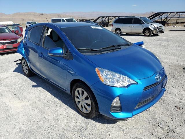 JTDKDTB3XE1574242 - 2014 TOYOTA PRIUS C BLUE photo 4