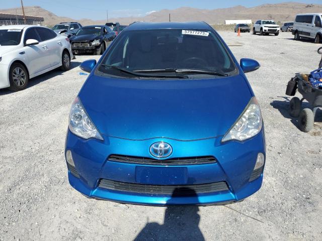 JTDKDTB3XE1574242 - 2014 TOYOTA PRIUS C BLUE photo 5