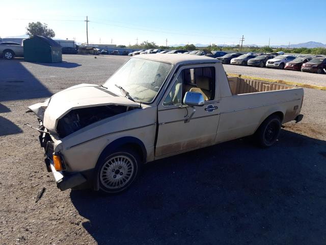 1V1KB0170BV160385 - 1981 VOLKSWAGEN RABBIT TRUCK BROWN photo 1