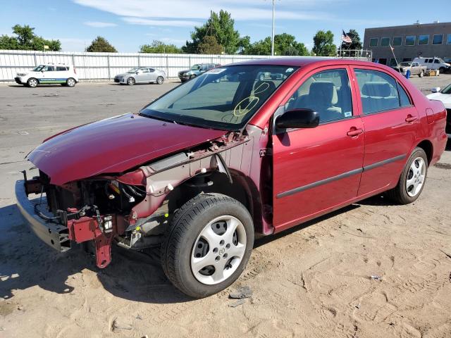 1NXBR32E35Z457180 - 2005 TOYOTA COROLLA CE RED photo 1