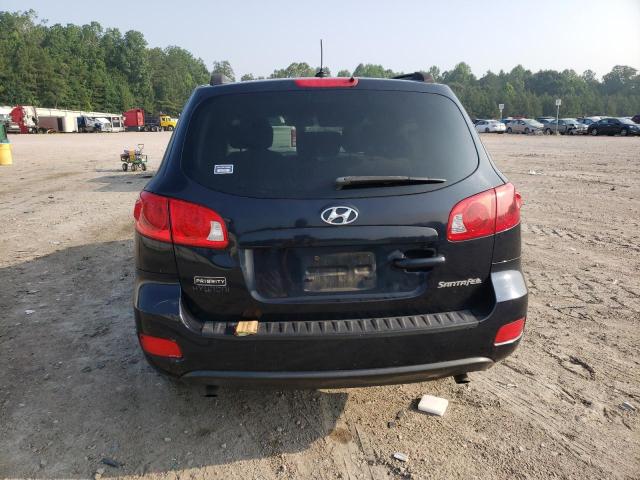 5NMSG13D68H148433 - 2008 HYUNDAI SANTA FE GLS BLACK photo 6