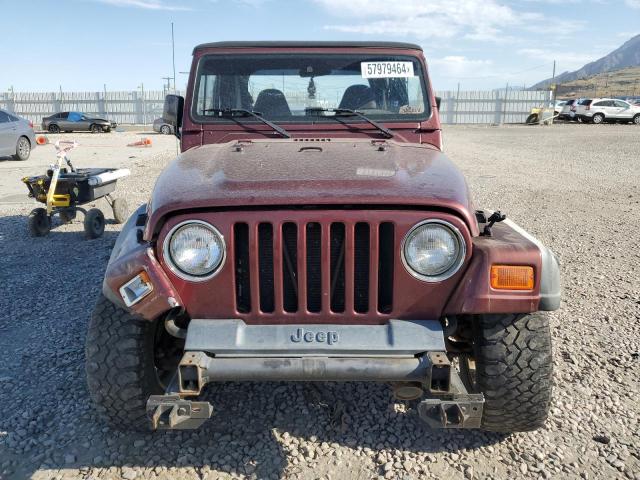 1J4FA29P01P331117 - 2001 JEEP WRANGLER / SE BURGUNDY photo 5