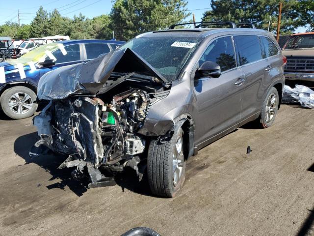 5TDDZRFH3HS362695 - 2017 TOYOTA HIGHLANDER LIMITED SILVER photo 1