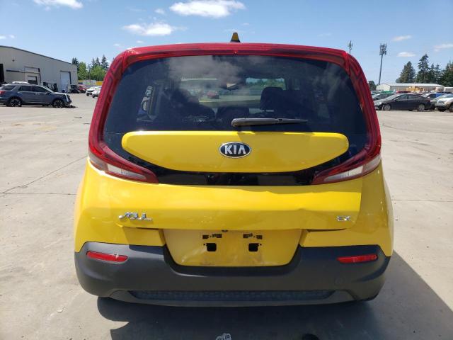 KNDJ33AU2L7114253 - 2020 KIA SOUL EX YELLOW photo 6