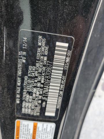 JF1ZNAA16F8708677 - 2015 TOYOTA SCION FR-S შავი ფოტო 12