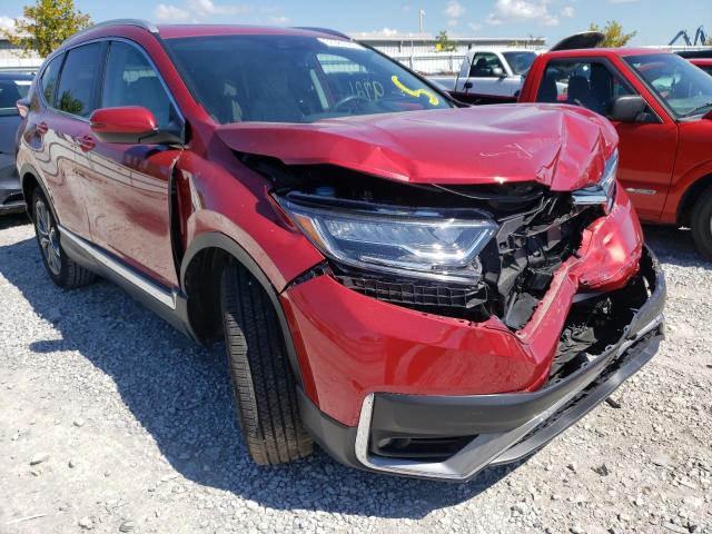 5J6RW2H98ML011685 - 2021 HONDA CR-V TOURING RED photo 1