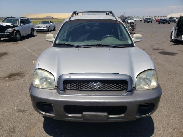 KM8SB12B54U690023 - 2004 HYUNDAI SANTA FE GL SILVER photo 5