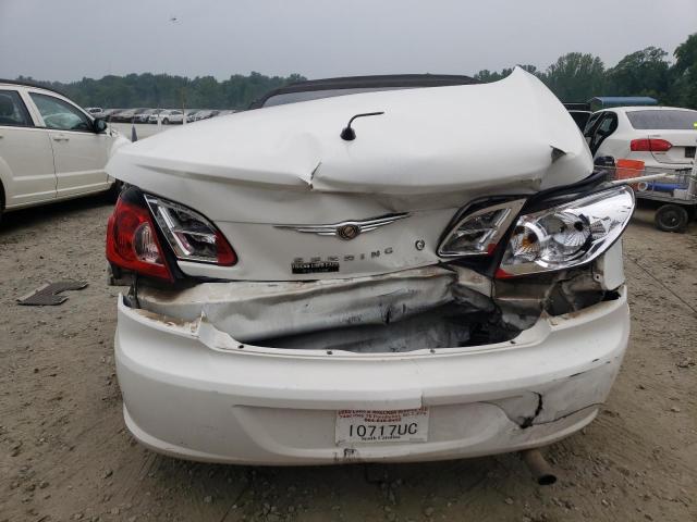 1C3LC45K48N674967 - 2008 CHRYSLER SEBRING WHITE photo 6