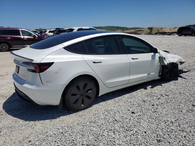 5YJ3E1EB5SF968629 - 2025 TESLA MODEL 3 أبيض صورة 3