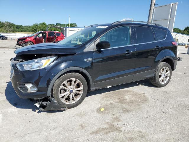 1FMCU0GD1JUC46930 - 2018 FORD ESCAPE SE BLACK photo 1