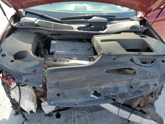 2T2BK1BA9AC062241 - 2010 LEXUS RX 350 RED photo 12