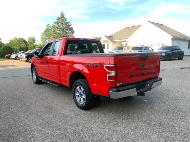 1FTEX1EP6JFD77864 - 2018 FORD F150 SUPER CAB RED photo 3
