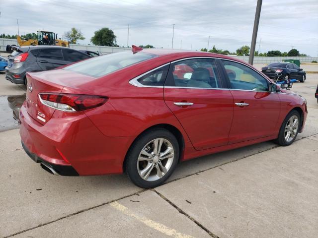 5NPE34AF5KH780221 - 2019 HYUNDAI SONATA LIMITED RED photo 3