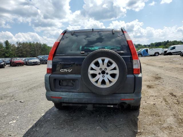 SHSRD77845U322562 - 2005 HONDA CR-V EX BLACK photo 6