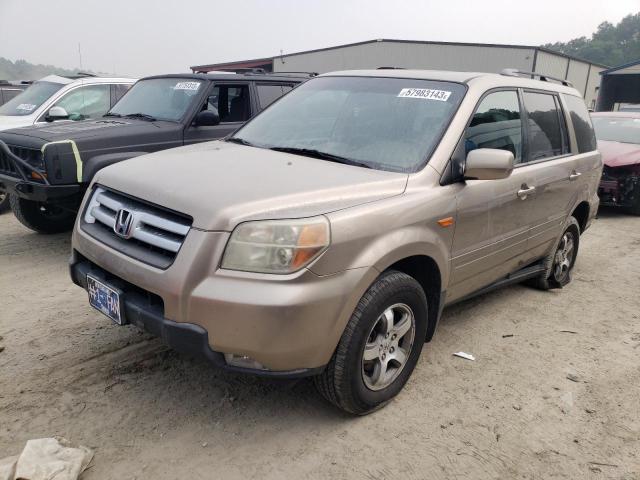 5FNYF18527B006417 - 2007 HONDA PILOT EXL GOLD photo 1