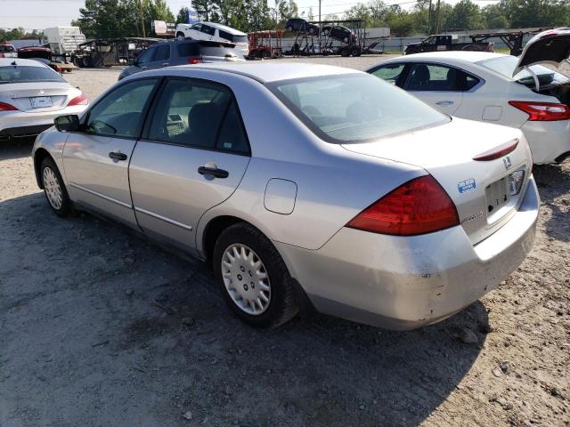 1HGCM55147A030589 - 2007 HONDA ACCORD VALUE SILVER photo 2