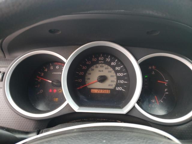 5TETX22N15Z119504 - 2005 TOYOTA TACOMA ACCESS CAB ვერცხლისფერი ფოტო 9