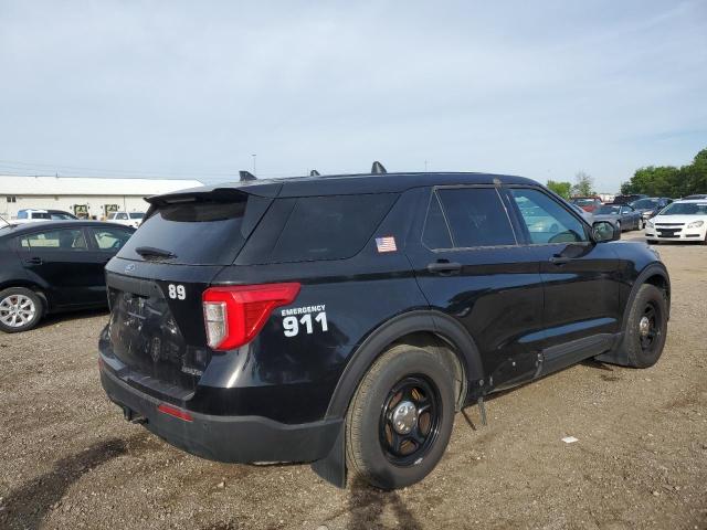 1FM5K8AB9MGA18861 - 2021 FORD EXPLORER POLICE INTERCEPTOR 黑色 照片 3