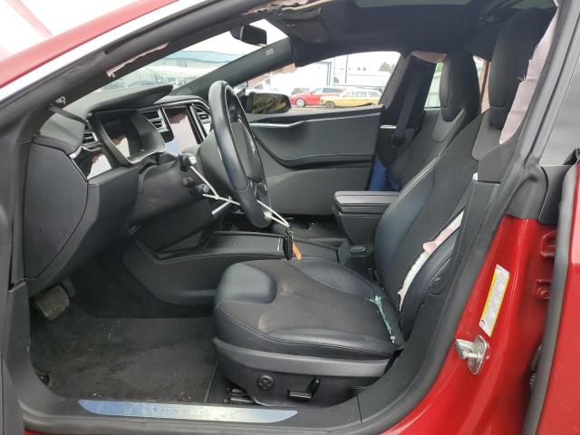 5YJSA1E14GF166806 - 2016 TESLA MODEL S Կարմիր լուսանկար 7