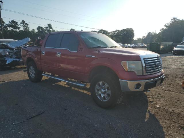 1FTEW1E82AFD50480 - 2010 FORD F150 SUPERCREW RED photo 4