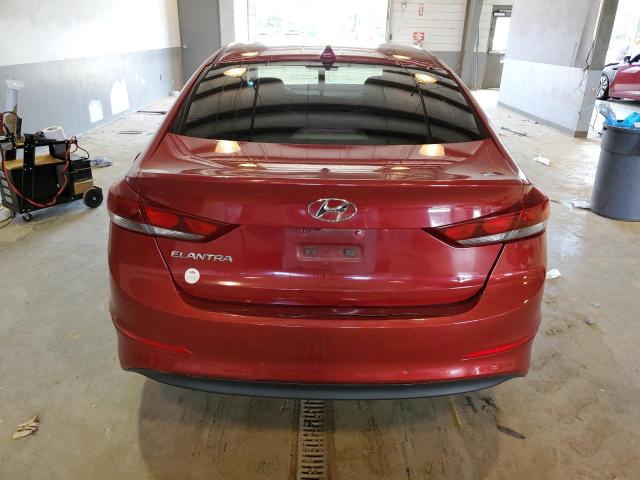 KMHD84LF2HU191597 - 2017 HYUNDAI ELANTRA SE RED photo 6