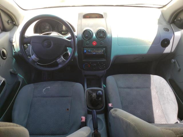 KL1TD62615B292346 - 2005 CHEVROLET AVEO BASE WHITE photo 8