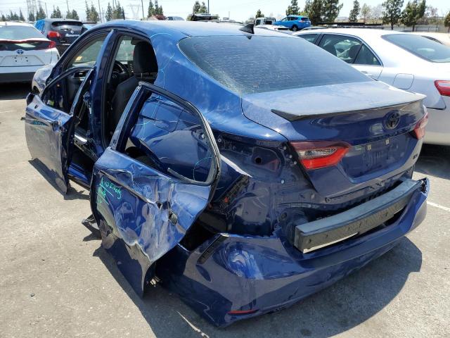 4T1G11AK5PU105388 - 2023 TOYOTA CAMRY SE NIGHT SHADE BLUE photo 2