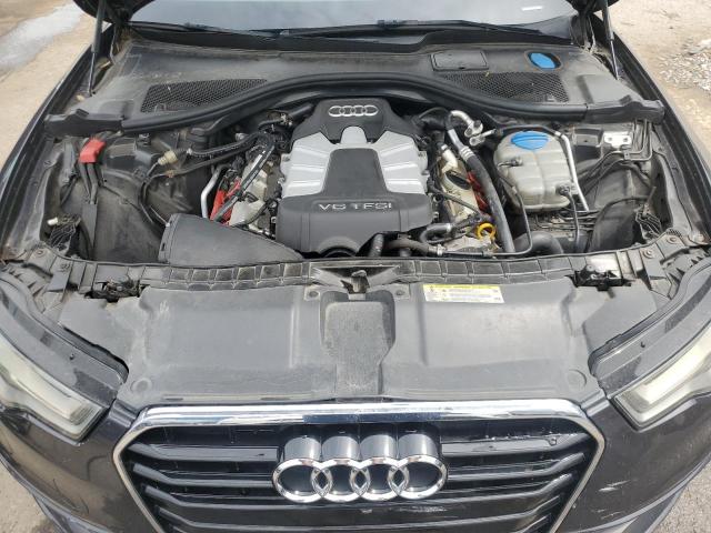 WAUHGAFC6CN077756 - 2012 AUDI A6 PRESTIGE ნაცრისფერი ფოტო 11