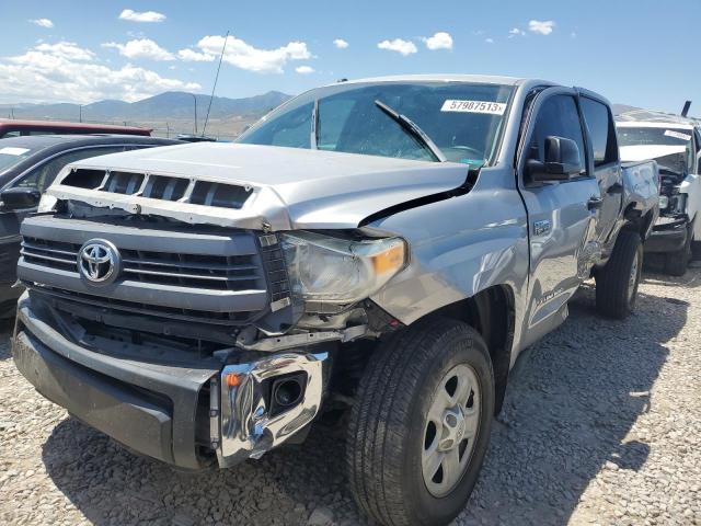 5TFDY5F13EX386404 - 2014 TOYOTA TUNDRA CREWMAX SR5 SILVER photo 1