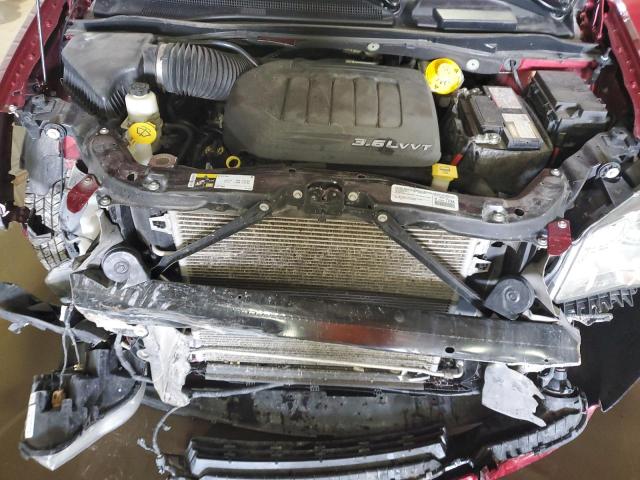 2C4RC1CG7FR573232 - 2015 CHRYSLER TOWN & COU TOURING L MAROON photo 12