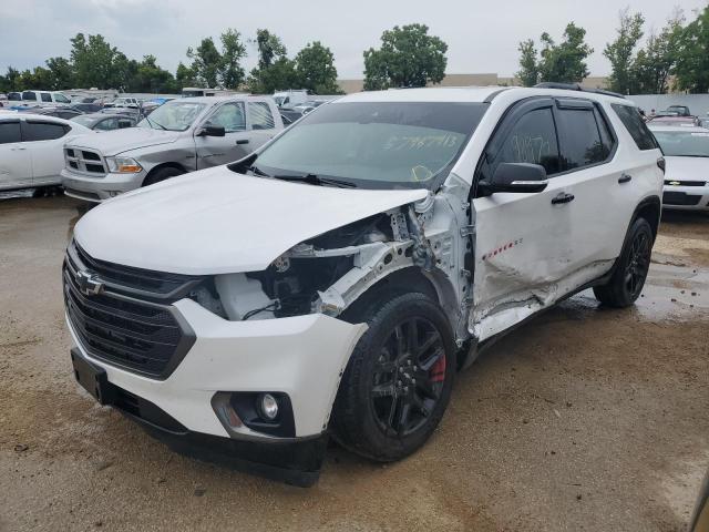 1GNEVJKW9JJ125161 - 2018 CHEVROLET TRAVERSE PREMIER WHITE photo 1