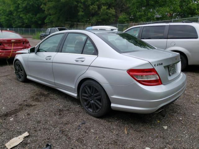 WDDGF8FB3BA509894 - 2011 MERCEDES-BENZ C 250 4MATIC SILVER photo 2