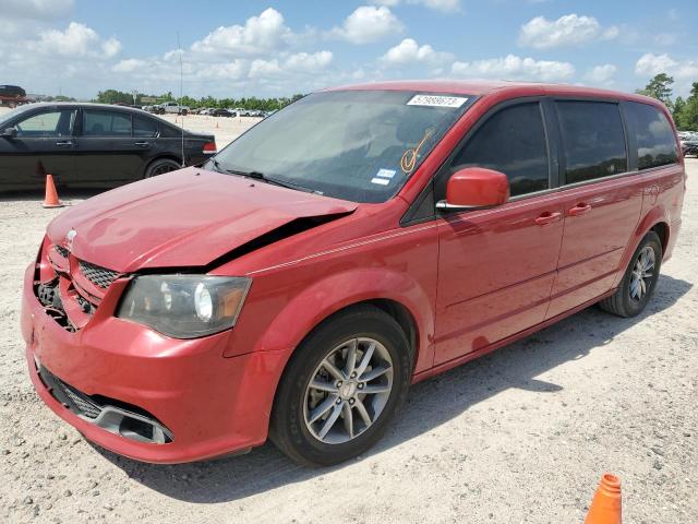 2C4RDGEG4ER417015 - 2014 DODGE GRAND CARA R/T RED photo 1