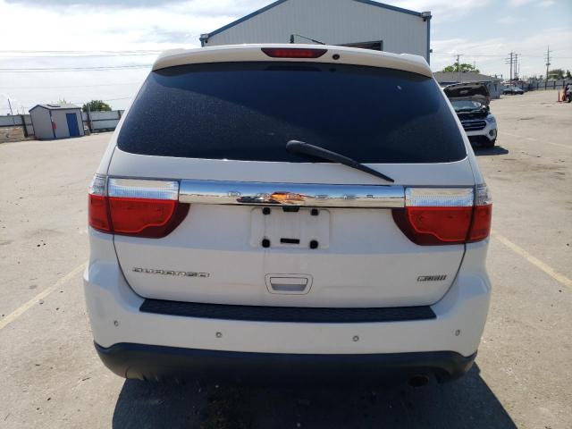 1D4RD4GG6BC711356 - 2011 DODGE DURANGO CREW WHITE photo 6