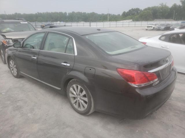 4T1BK3DB5BU384493 - 2011 TOYOTA AVALON BASE BLACK photo 2