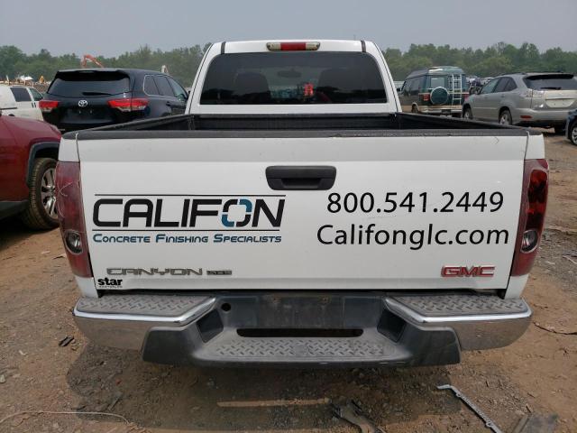 1GTCS196648158094 - 2004 GMC CANYON WHITE photo 6