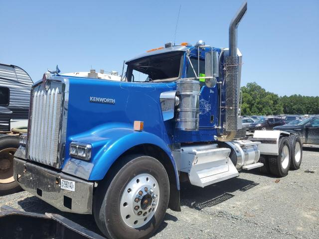 1XKWD40X9KJ277427 - 2019 KENWORTH CONSTRUCTI W900 BLUE photo 2