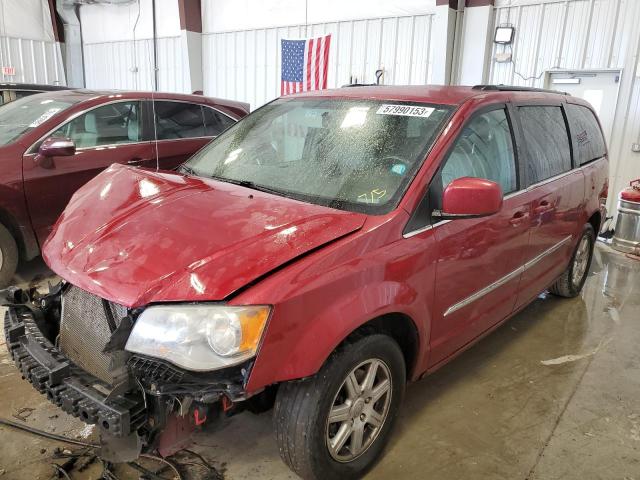 2C4RC1BG8CR260865 - 2012 CHRYSLER TOWN & COU TOURING 栗色 照片 1