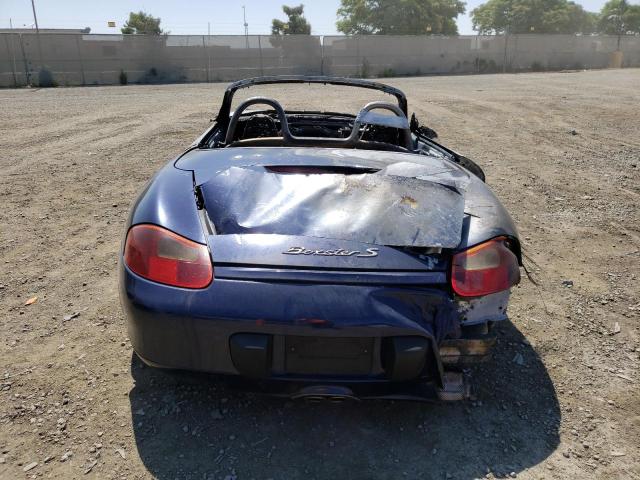 WP0CB29811U660893 - 2001 PORSCHE BOXSTER S BLUE photo 6