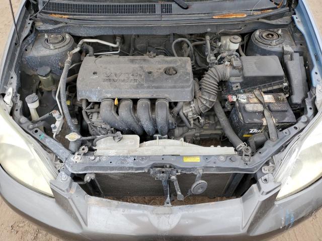 2T1KR32E36C588595 - 2006 TOYOTA COROLLA MA XR GRAY photo 11