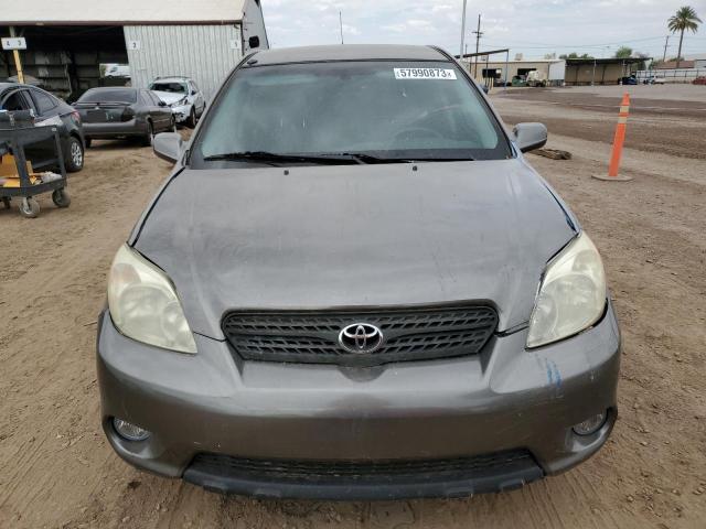 2T1KR32E36C588595 - 2006 TOYOTA COROLLA MA XR GRAY photo 5