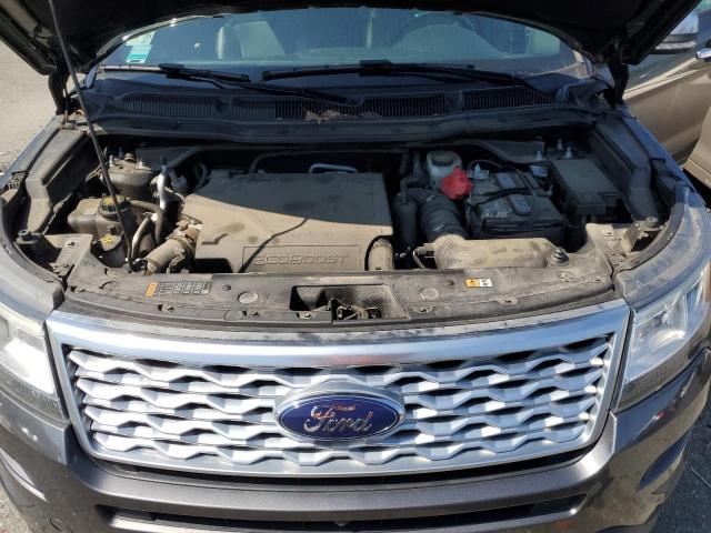 1FM5K8HTXHGB02790 - 2017 FORD EXPLORER PLATINUM GRAY photo 12