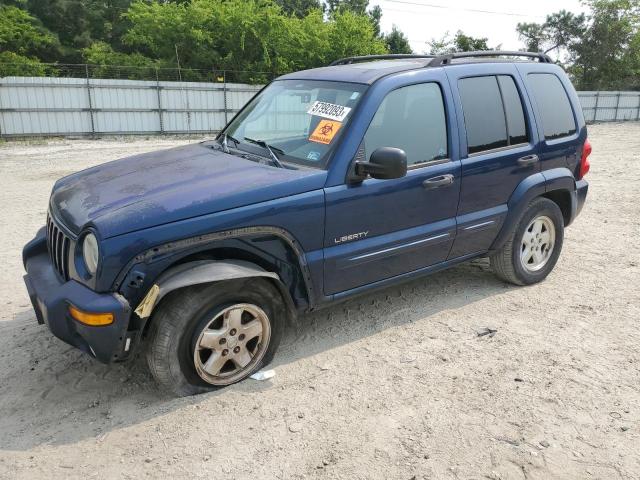 1J4GL58K14W103787 - 2004 JEEP LIBERTY LIMITED BLUE photo 1