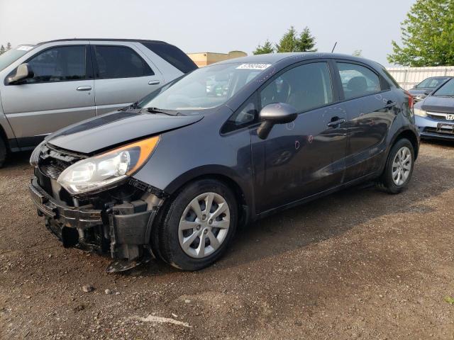 KNADM5A32G6559176 - 2016 KIA RIO LX GRAY photo 1